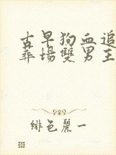 古早狗血追妻火葬场双男主