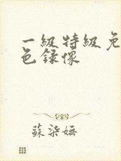 一级特级免费黄色录像