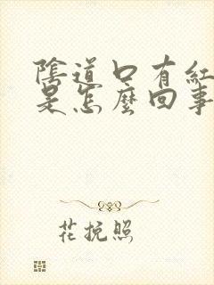 阴道口有红点点是怎么回事