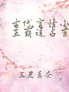 古代言情小说男主霸道占有欲强