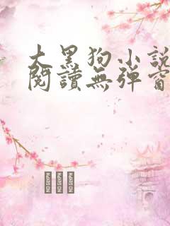 大黑狗小说全文阅读无弹窗
