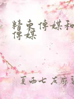 精东传媒和天美传媒