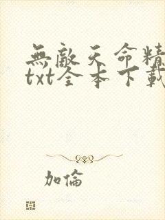 无敌天命精校版txt全本下载