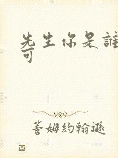 先生你是谁林亦可