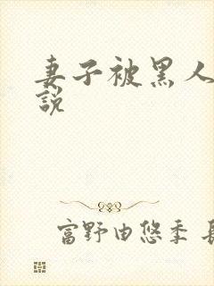 妻子被黑人奸小说