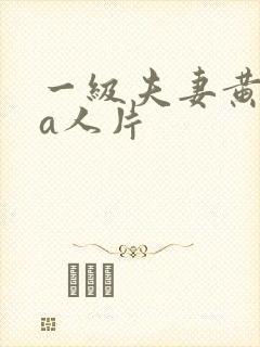 一级夫妻黄录像a人片