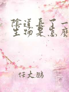 阴道长了一个赘生物是怎么回事