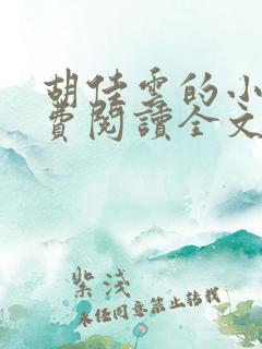 胡佳云的小说免费阅读全文无弹窗