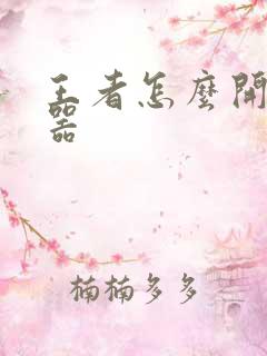 王者怎么开变声器