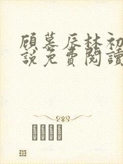 顾慕辰林初荔小说免费阅读最新章节