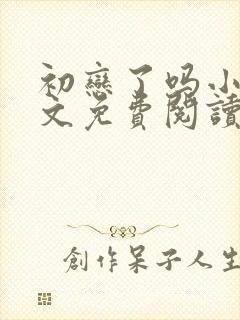 初恋了吗小说全文免费阅读无弹窗