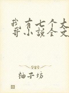 我有七个大佬哥哥小说全文