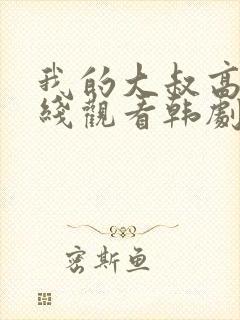 我的大叔高清在线观看韩剧