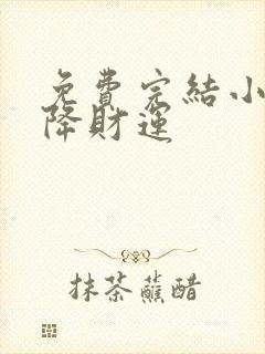 免费完结小说天降财运