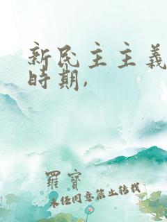 新民主主义革命时期,