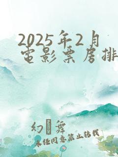 2025年2月电影票房排行榜
