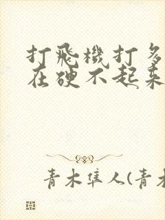 打飞机打多了现在硬不起来了