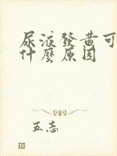 尿液发黄可能是什么原因