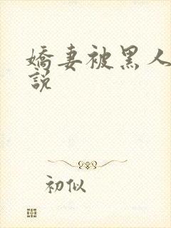 娇妻被黑人干小说