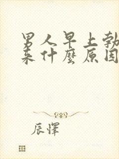 男人早上勃不起来什么原因