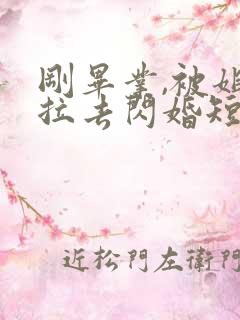 刚毕业,被姐姐拉去闪婚短剧免费观看