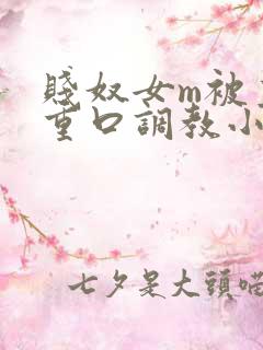 贱奴女m被主人重口调教小说