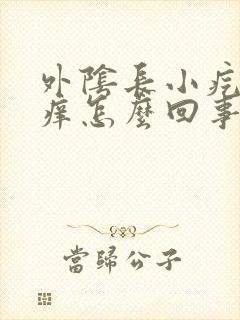 外阴长小疙瘩还痒怎么回事