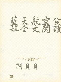 蓝天航空公司空姐全文阅读优读