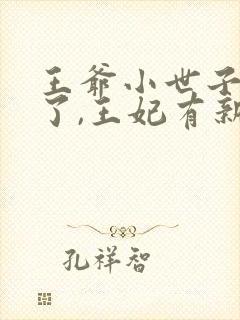 王爷小世子别追了,王妃有新崽了