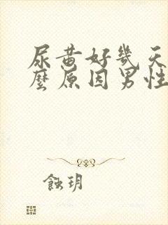 尿黄好几天是什么原因男性