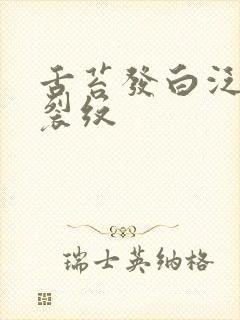 舌苔发白泛黄有裂纹