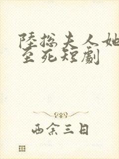 陆总夫人她罪不至死短剧