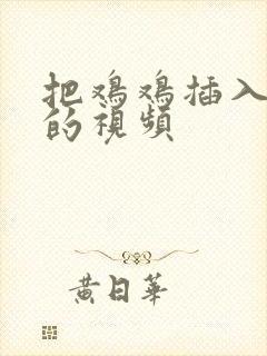 把鸡鸡插入阴道的视频