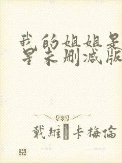 我的姐姐是大明星未删减版