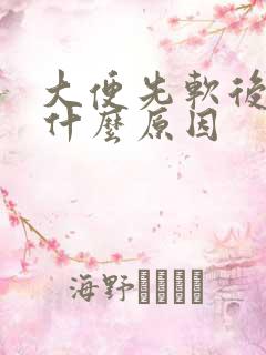 大便先软后硬是什么原因