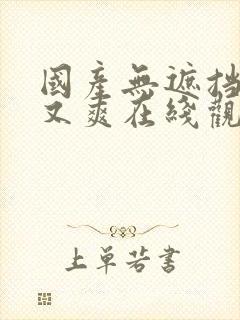 国产无遮挡又黄又爽在线观看视频