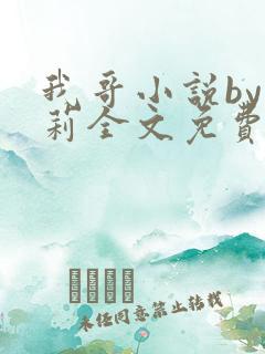 我哥小说by雪莉全文免费阅读