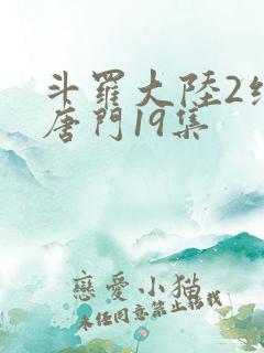 斗罗大陆2绝世唐门19集