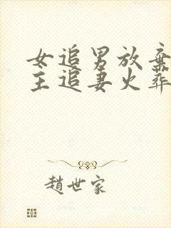 女追男放弃后男主追妻火葬场古言