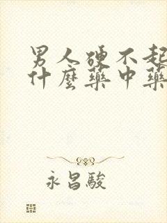 男人硬不起来吃什么药中药