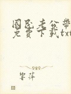 国民老公带回家免费下载txt