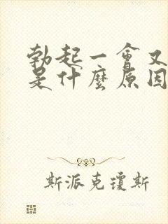 勃起一会又软了是什么原因