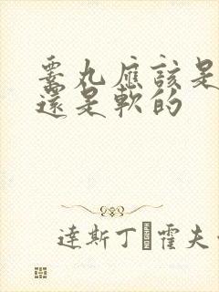 睾丸应该是硬的还是软的