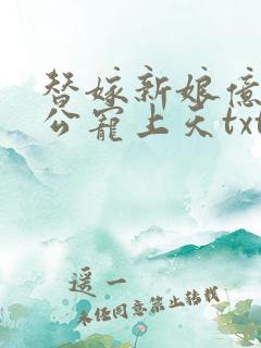 替嫁新娘亿万老公宠上天txt全集下载