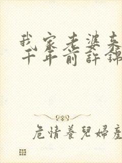 我家老婆来自一千年前许锦