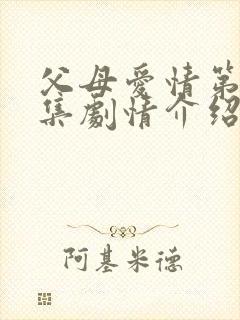 父母爱情第17集剧情介绍