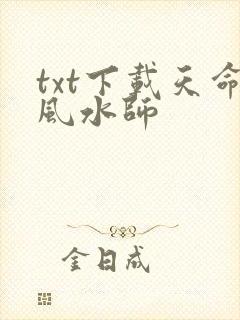 txt下载天命风水师