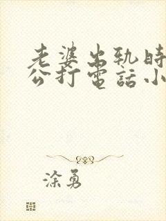 老婆出轨时给老公打电话小说