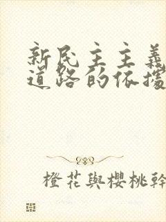 新民主主义革命道路的依据是什么