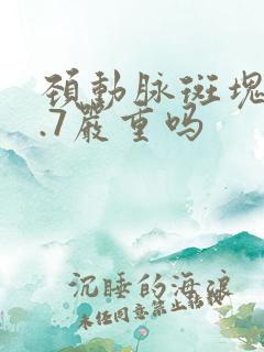 颈动脉斑块厚1.7严重吗